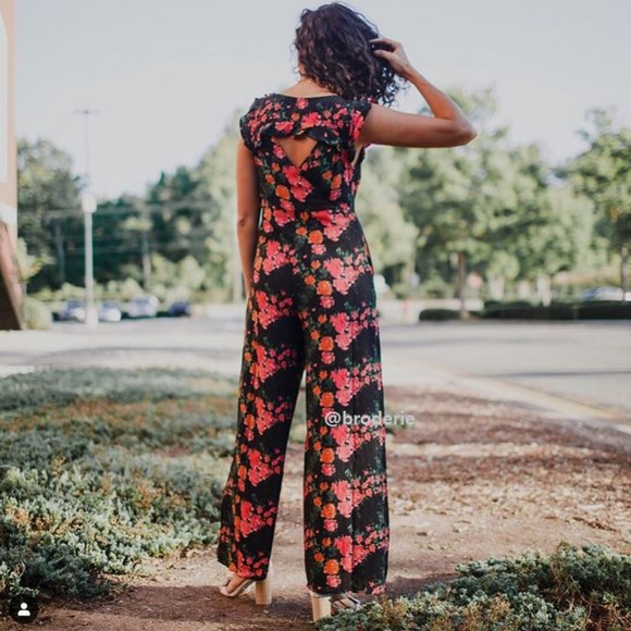 Anthropologie Laurette V-Neck Jumpsuit new XS new with tag - Picture 3 of 11